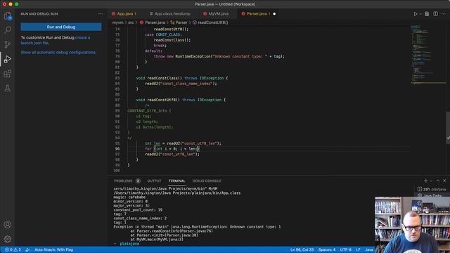 Learn By Building - JVM 01 - Parsing .class files смотреть онлайн