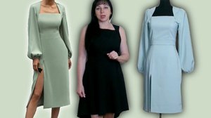 Как сшить интересное платье? Шью платье по фото. Часть 1. Моделирование.