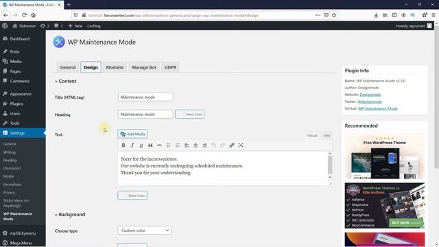How To Put Your WordPress Website In Maintenance Mode смотреть онлайн