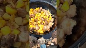 Овощное рагу в казане!