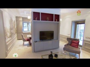 "Дачный ответ": Светлый интерьер "три в одном" с печью-бержуйкой и огромным панно