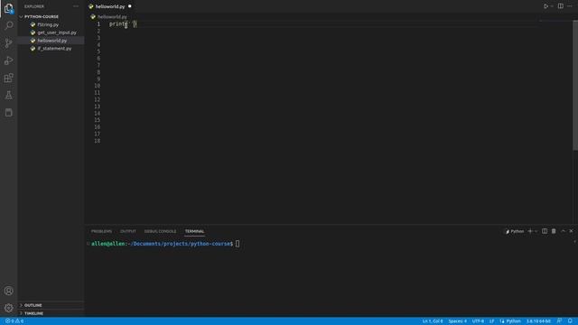 Hello World Python | How to print hello world in python