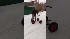 Картинг из триммера своими руками. часть4. пробный выезд.