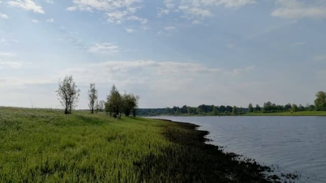 Красивые пейзажи река, лес, природа конец августа