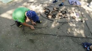 Ленд Арт детское творчество