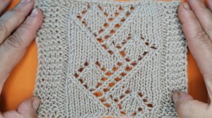 11//Очень красивый ажурный узор спицами
