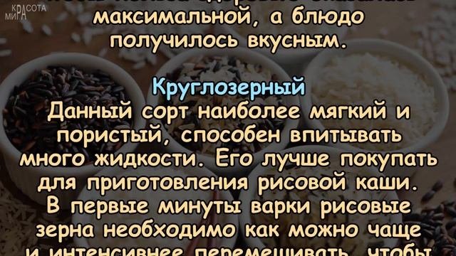 ЧТО полезного в РИСЕ?