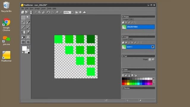HOWTO Create A Transparent Bitmap With Pixelformer