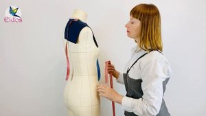 Снятие мерок для построения футболки с рукавом