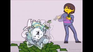 Undertale Temmie get money for colege 1.5x speed up