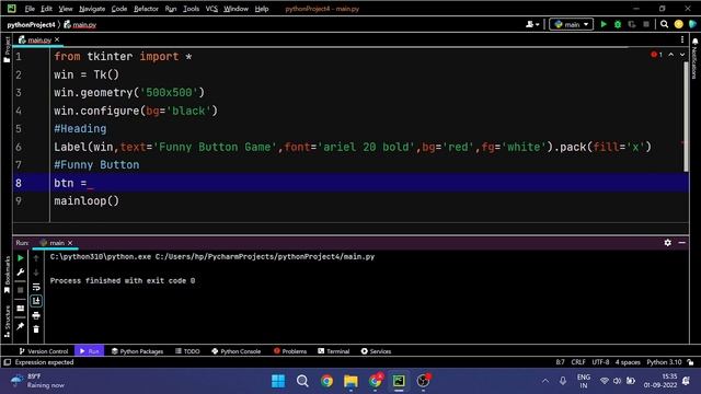 Make Funny Game Using Python | python simple projects with source code