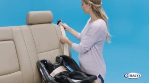 Graco SnugRide 35 Lite/LX - How to Install SnugRide 35 Lite/LX Infant Carseat Using Vehicle Seatbel