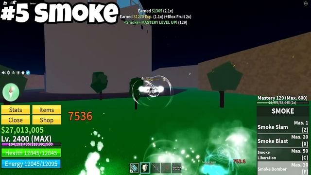 Top 10 BEST Grinding Fruit In Blox Fruits Update 17.3 смотреть онлайн