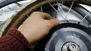 Как укоротить спицу на мотор колесо без накатки резьбы. 2.ч.