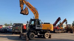 2593. Обзор: Экскаватор колесный HYUNDAI R200W 7 2011