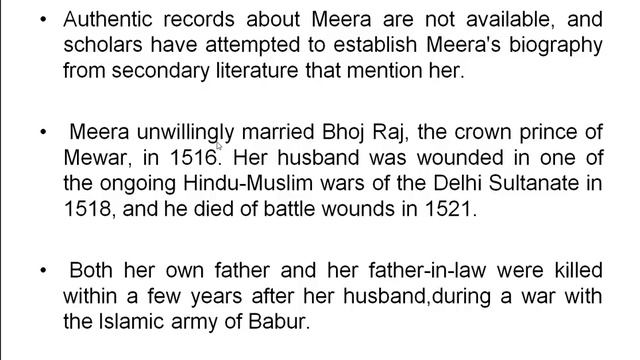 Biography of Mirabai, 16th century Hindu mystic poet and devotee of Krishna смотреть онлайн