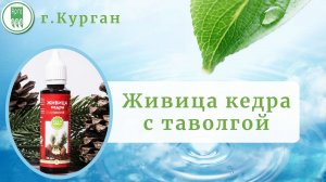 Живица кедра с таволгой