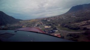 Cockpit View - Golden Rock Diversion - Cessna 182 Approach and Landing at Sint Eustatius (Statia)