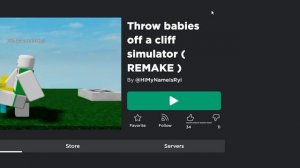 ROBLOX BABY THROWING SIMULATOR