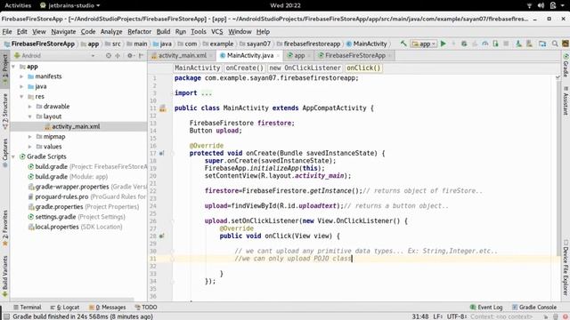 WRITING DATA TO CLOUD FIRESTORE | 'HELLO WORLD' | ANDROID | IN JAVA смотреть онлайн