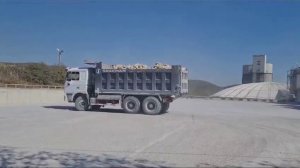 Моя жена работает на грузовике. Shacman самосвал. Девушка - профессиональный водитель - B, C, D