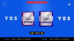 Intel Core i9 14900K vs Intel Core i9 14900KF