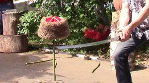 Отзыв о рубке шашкой на фестивале предприятия "Назаров и Калибр" г. Иваново 2015 год.