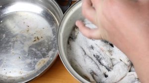 Как сушить рыбу - Быстрый вкусный рецепт засола плотвы и окуня.