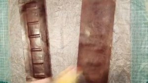 Реставрация книг дома. Ремонт переплета двухтомника и создание футляра для книг. Часть 1