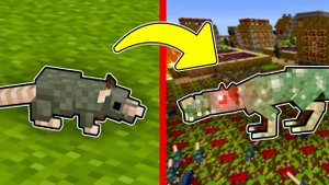 Как Одна КРЫСА ЗАРАЗИЛА ДЕРЕВНЮ ЧУМОЙ в Майнкрафт Rats mod minecraft