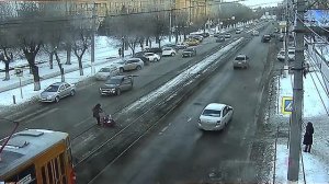 Инцидент на пешеходном переходе в Волгограде