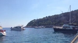 Panorama of st jean cap ferrat. France