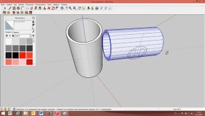 Использование инструмента "Перекрытие" в SketchUp