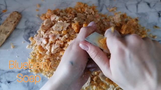 ASMR recycle soap cutting | режу залипушки резка мыла