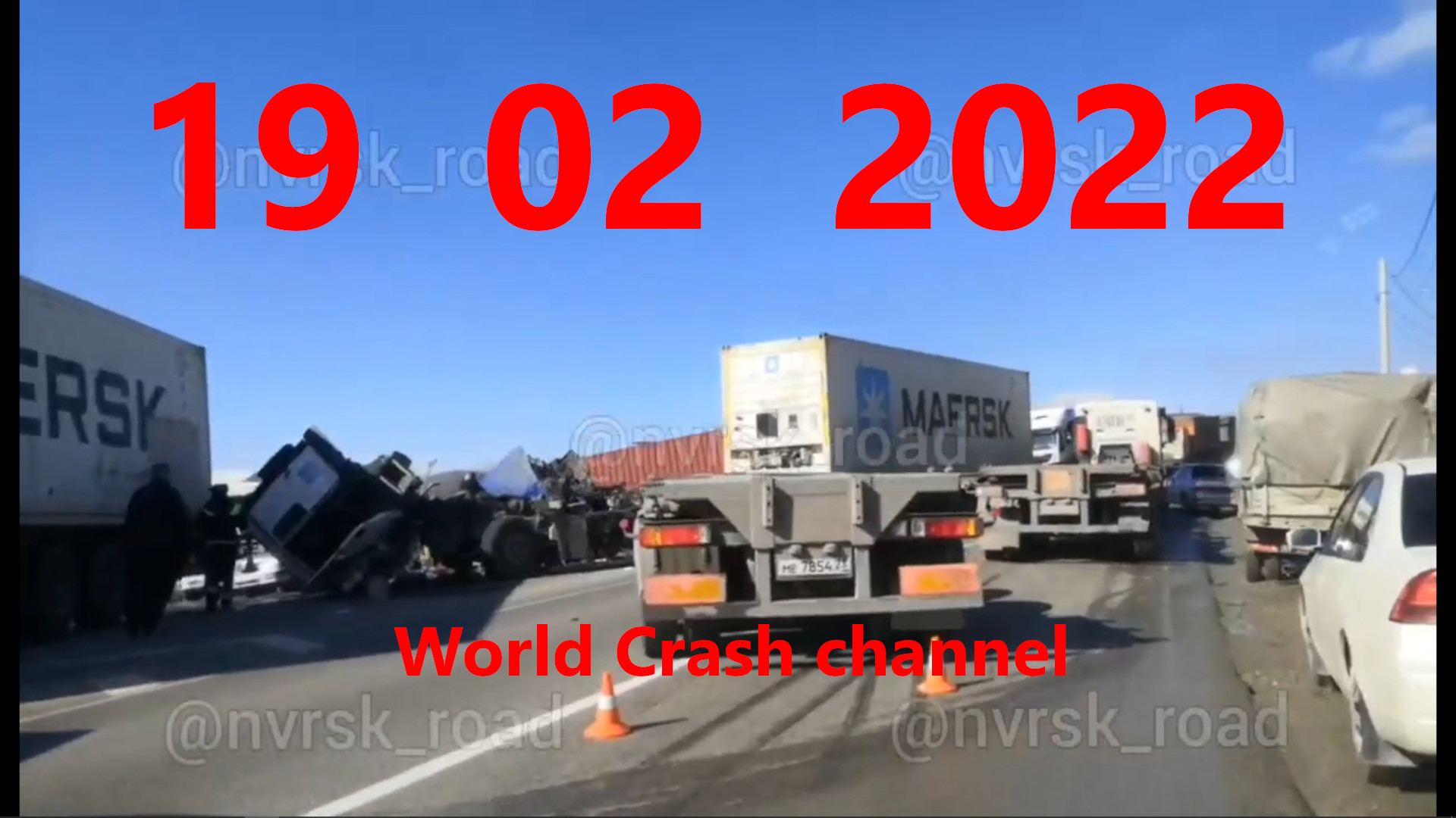 Подборка 2022. Авария в Метлино 19 02 2022. Авария на Минском шоссе 22.02.2022.