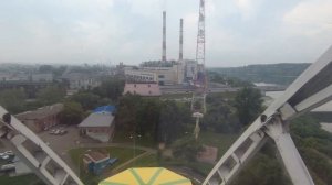 Кемерово. Обзор города в день 300 летия Кузбасса 2 часть. Река Томь. Вечерний город. Протек автобус