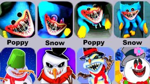 Poppy Playtime VS Evil Snowman - кто лучше