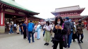 Асакуса в Токио ?? Sweet Cute Town ♪ ? 4K ASMR без перерыва 1 час 05 минут