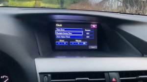 Set the Time Lexus RX 350 (2015-2022)