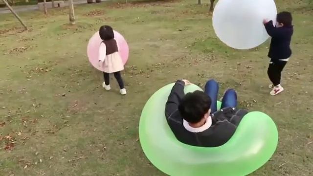 Детский мягкий надувной мяч, очень прочный (из термопластичной резины TPR) смотреть онлайн