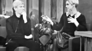 Иди Седжвик и Энди Уорхол. РЕДКОЕ интервью 1965 (Edie Sedgwick and Andy Warhol rare Interview 1965)
