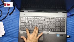 HP EliteBook 8570w Power ON but Black screen, Corrupted Bios and Bios recovery repair (ENG SUB)