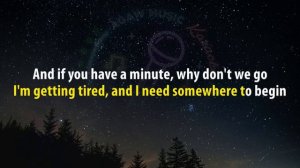 SOMEWHERE ONLY WE KNOW - Keane (HQ KARAOKE VERSION with lyrics)