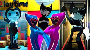 ТОЛПА ХАГГИ ВАГГИ против БЕНДИ в Poppy Playtime ВЗЛОМ ИГРЫ !!!