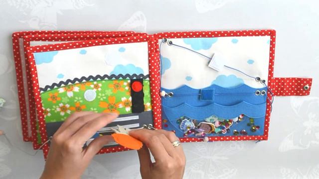 Фетровая книга для девочки. Felt book for girl