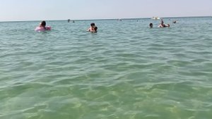 Анапа. Купание меня!=) Пляж Верхнее Джемете Джамайка.