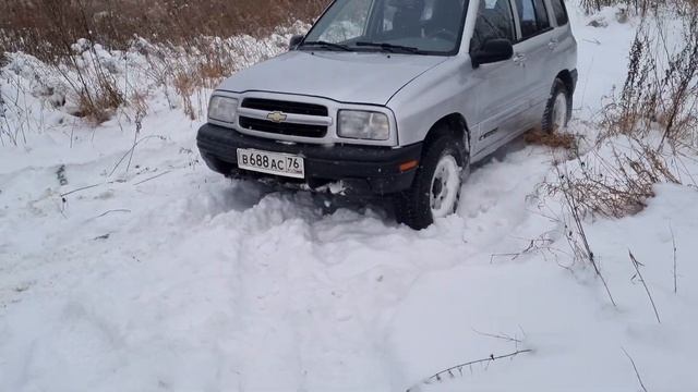 шевроле трекер 4х4 по снегу