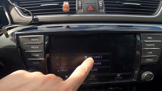 How to Change Radio Source in Skoda Superb III ( 2015 – Now ) - Enable AUX or Bluetooth смотреть онлайн