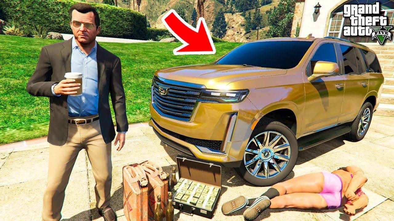 УГНАЛ НОВЫЙ КАДИЛЛАК У МОРГЕНШТЕРНА В ГТА 5 МОДЫ! CADILLAC ОБЗОР МОДА В GTA 5! ИГРЫ ВИДЕО MODS