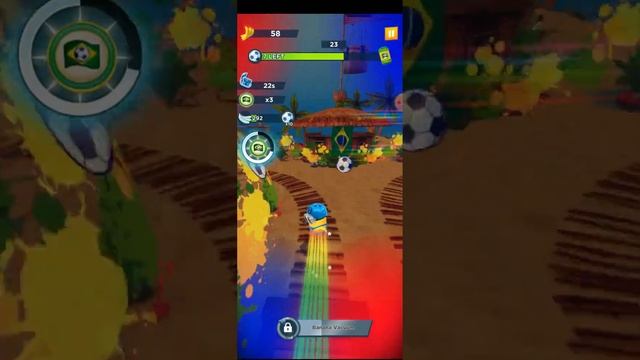 Minion rush "BRAZILIAN SOCCER" Stage -1 missions-(2/7) Endless runner game смотреть онлайн
